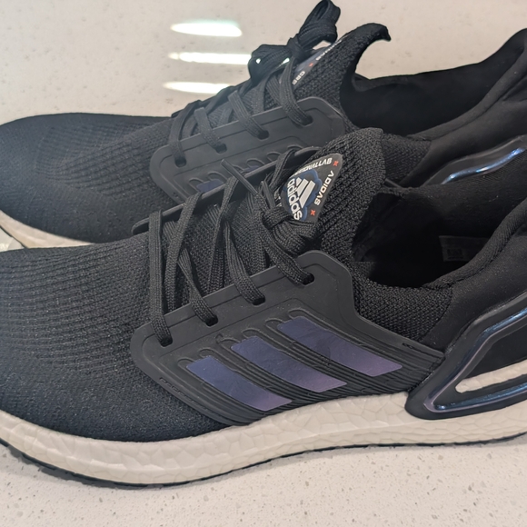 Adidas Men's Black Ultraboost 20 - Picture 1 of 7